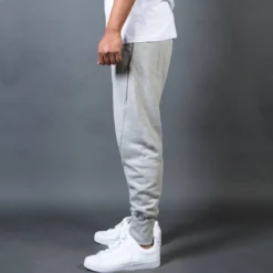 BAIT Men French Terry Jogger Pants - Made In LA (gray / Heather) 6 BAIT Men French Terry Jogger Pants - Made In LA (gray / Heather) -Marvia Wear Sales Store v07a8671 2