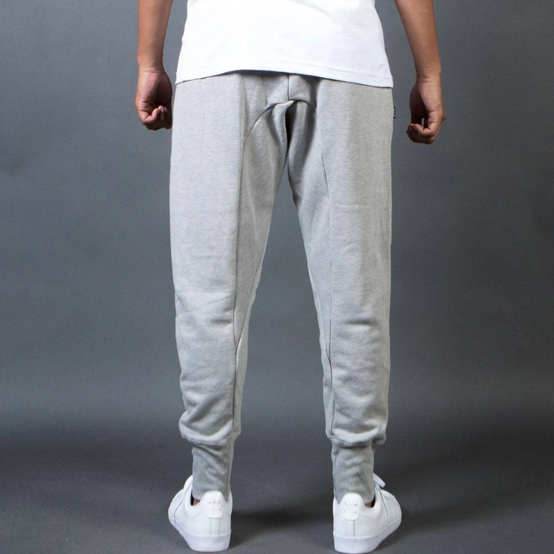 BAIT Men French Terry Jogger Pants - Made In LA (gray / Heather) 2 BAIT Men French Terry Jogger Pants - Made In LA (gray / Heather) - Image 2