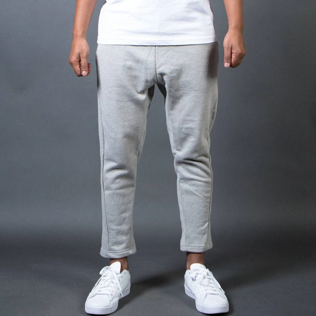 BAIT Men French Terry Japan Pants - Made In LA (gray / Heather) 1 BAIT Men French Terry Japan Pants - Made In LA (gray / Heather)