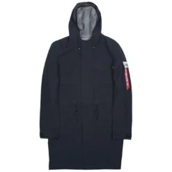 Alpha Industries Men Quartermaster Field Coat (blue / Replica)