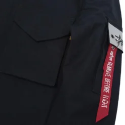 Alpha Industries Men Quartermaster Field Coat (blue / Replica) -Marvia Wear Sales Store v07a8865 edit