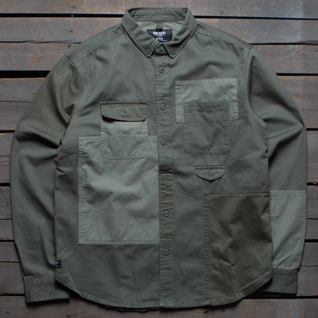 10 Deep Men Lazarus Workshirt (green / Army) 1 10 Deep Men Lazarus Workshirt (green / Army)