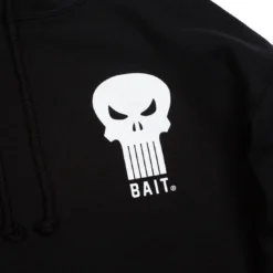 BAIT X Marvel Punisher Men Skull Hoody (black) -Marvia Wear Sales Store v07a9220 edit
