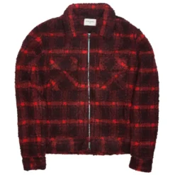 Lifted Anchors Men Prince Flannel Jacket (red / Black)