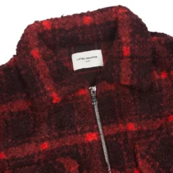 Lifted Anchors Men Prince Flannel Jacket (red / Black) -Marvia Wear Sales Store v07a9323 edit