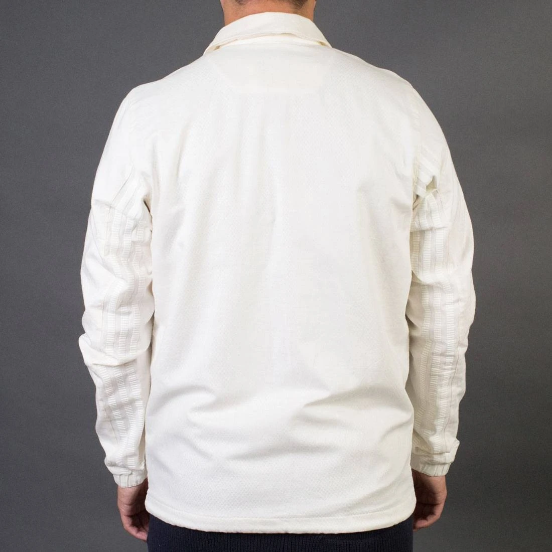 Adidas X Wings + Horns Men Linen Coach Jacket (white / Off White) 2 Adidas X Wings + Horns Men Linen Coach Jacket (white / Off White) - Image 2